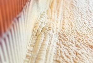 Spray foam insulation.