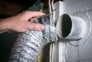 connecting a dryer venting hose
