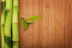 Bamboo flooring.
