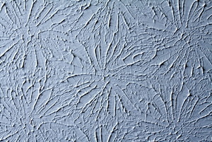 Textured wall painted periwinkle