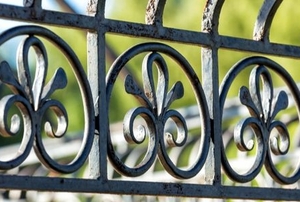 ornamental metal fence