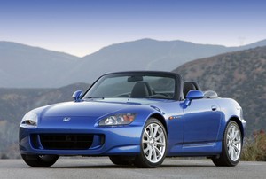 a blue car