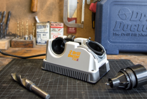 A Drill Doctor 750X in a workshop