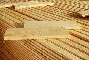 Recycled wood.