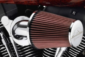 a crankcase breather in a car engine
