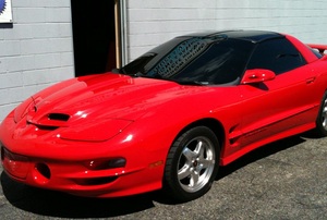 A tinted car.