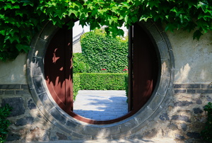 An entrance to a secret garden.