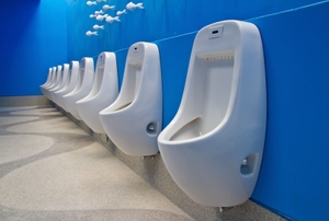 Row of urinals