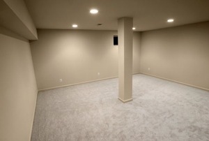 A basement.