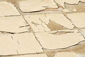 old cracking linoleum