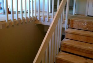 wood staircase