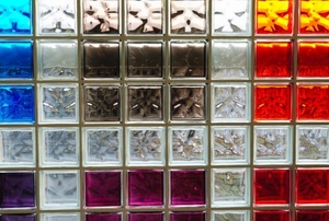 glass block bar