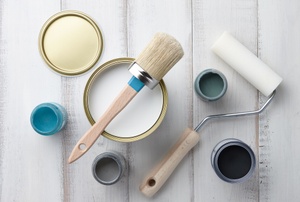 Cans of paint