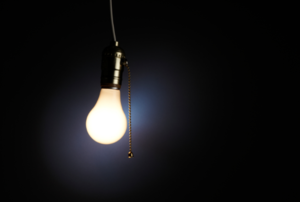 light bulb with pull chain