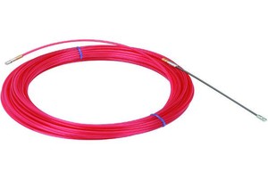 A pink fish tape.