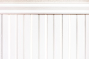 wall with wainscoting