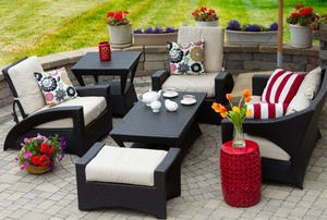 An outdoor patio.