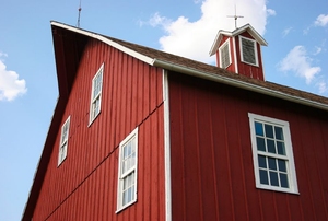 barn with cupola