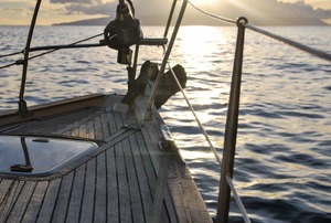 a boat on the water