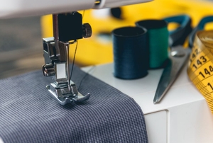 A sewing machine.