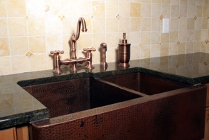 A large sink.