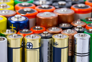 assortment of alkaline batteries