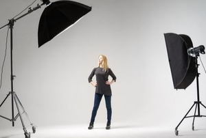 large photo backdrop