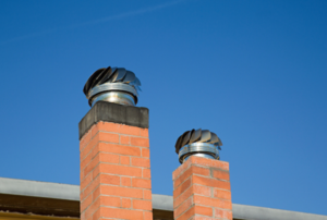 Two chimneys side by side