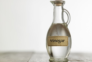 A jug of vinegar.