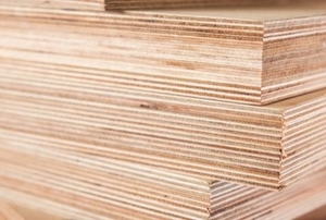 stacks of wood panel