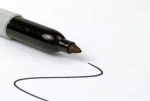 A permanent marker.