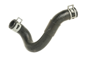Radiator hose with clamps