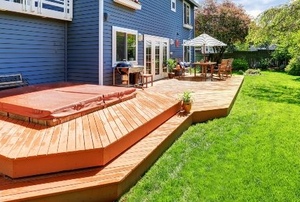 A deck.
