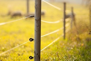 An electric fence.