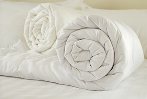 Rolled feather bed mattresses