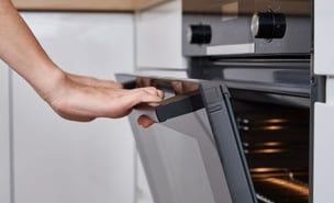 hand opening electric oven