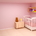 A pink baby room