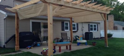 How to build a pergola on a deck â€