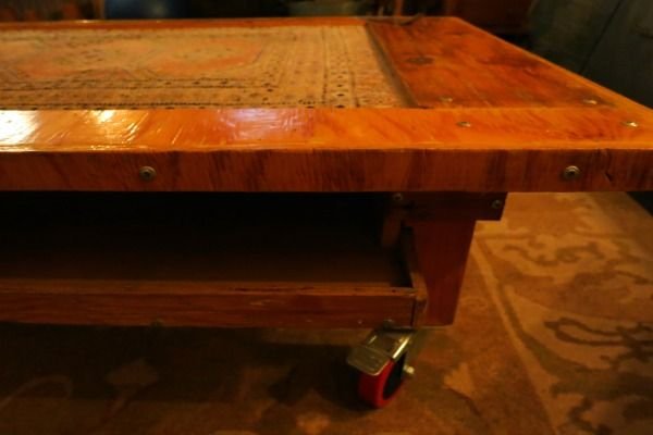 Rolling Coffee Table Built From Scrap, Justin DiPego