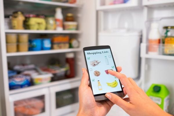 smart phone grocery list app