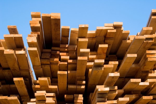 Lumber, like what is referred to as a 2x4, is actually 1 1/2 x 3 ½ inches in siz