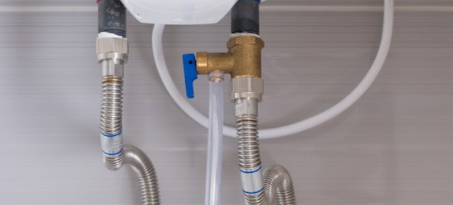 remove copper water supply line under bathroom sink