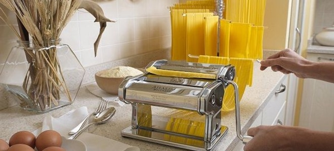 using a pasta maker