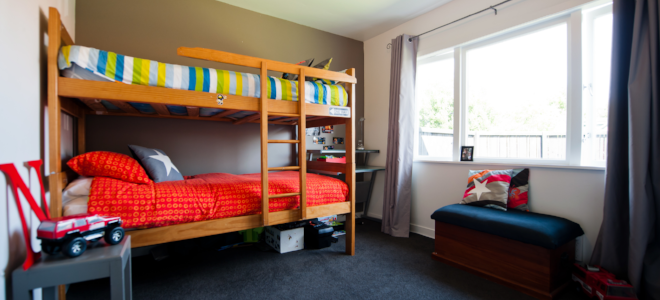 bunk beds that separate into two beds