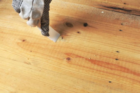 How to Apply a Stain Over Wood Filler | DoItYourself.com