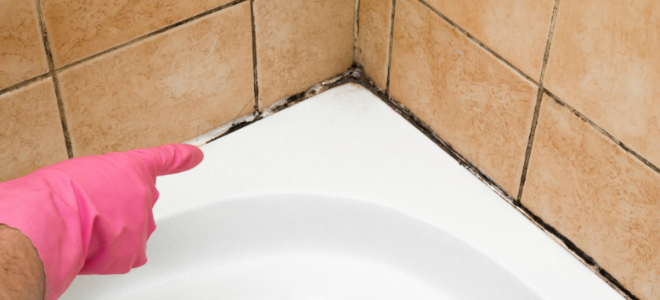 Tile Caulk Cleaning And Whitening, Removing Mold Bathtub Caulking From Water Damage