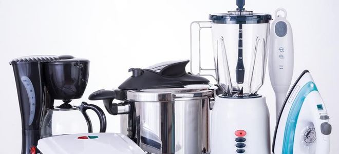 A grouping of small appliances.