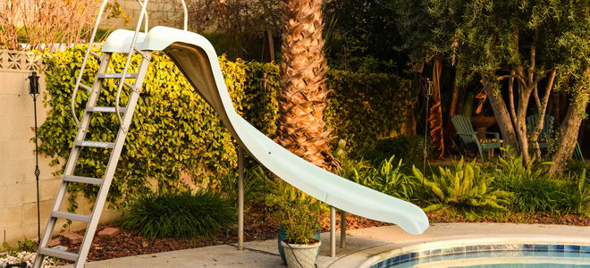 How To Build A Fiberglass Pool Slide, How To Make An Above Ground Pool Slide Easier