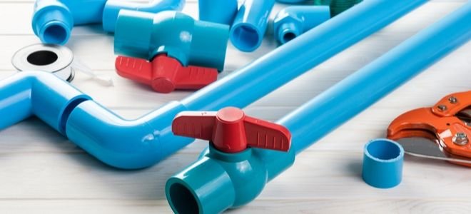 Blue pipes.