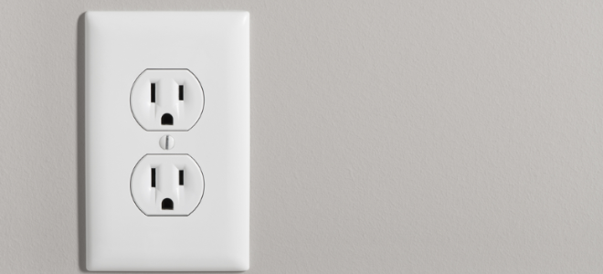 outlet on a wall